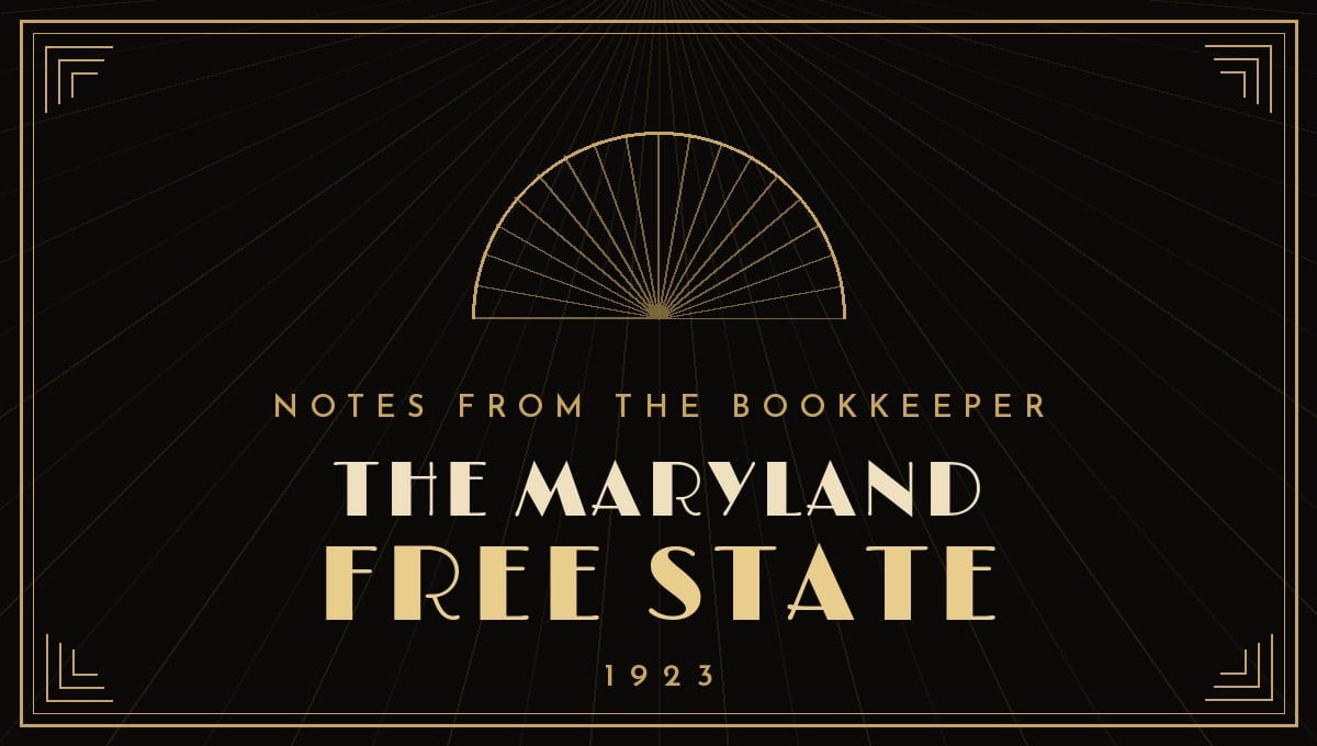 The Maryland Free State, 1923