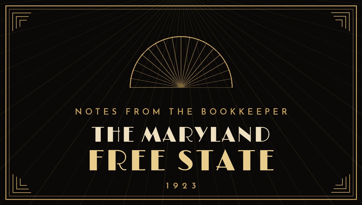 The Maryland Free State, 1923